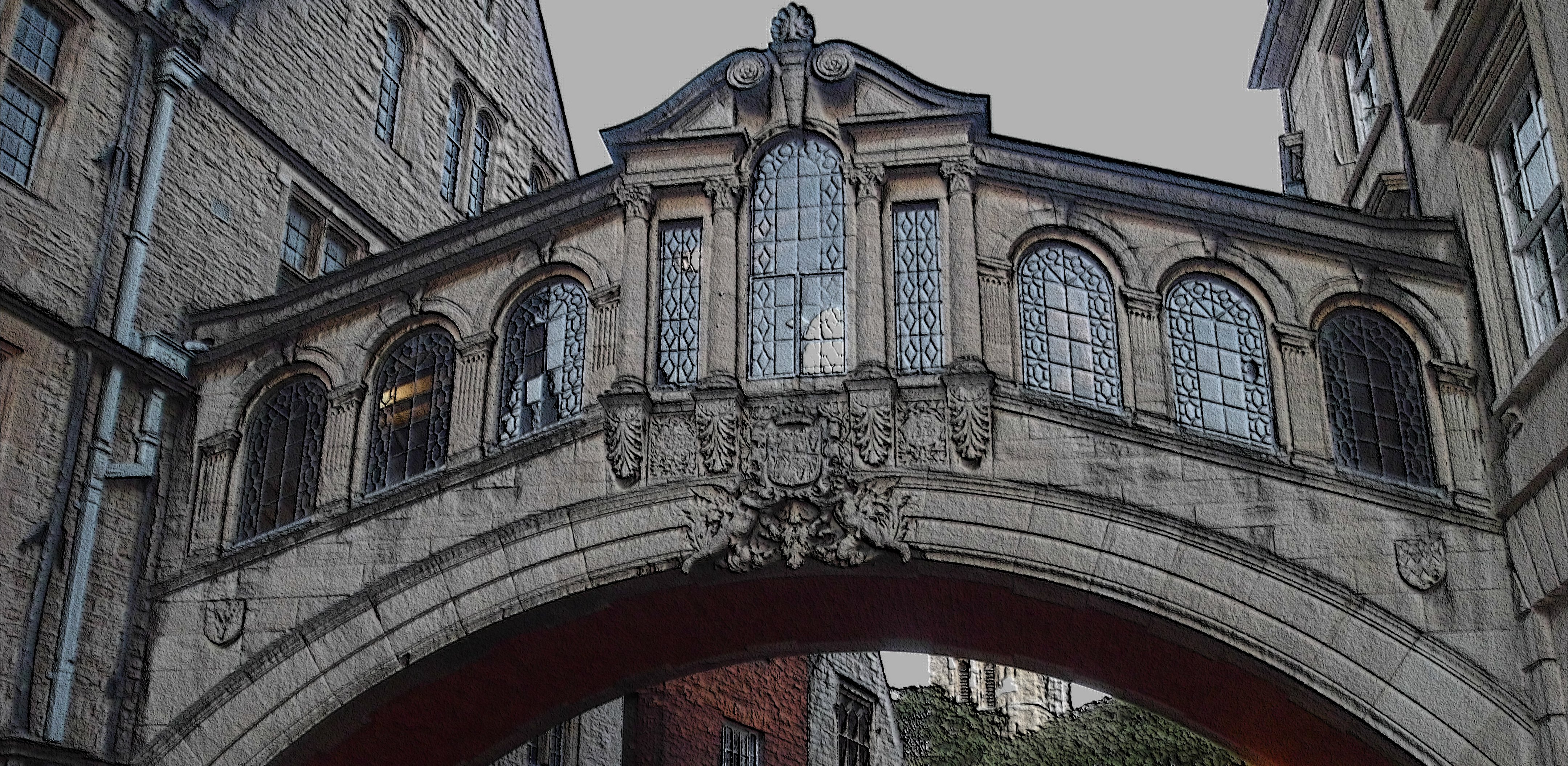 Bridge of Sighs, Oxford. (c) Marcel Aubron-Bülles