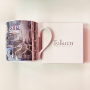 Mug from the Tolkien: Maker of Middle-earth Exhibition, Oxford, 2018 (c) Tolkien Estate et al.
