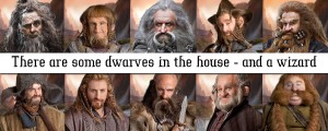 Radagast and some dwarves (c) Warner Bros. and respective owners