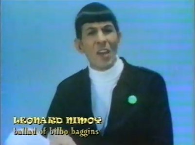 Leonard Nimoy singing "Ballad of Bilbo Baggins"