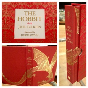 Deluxe edition of the new illustrated version of The Hobbit! (c) HarperCollins, Jemima Catlin