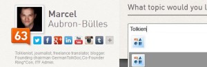 Me at Klout - add Tolkien!