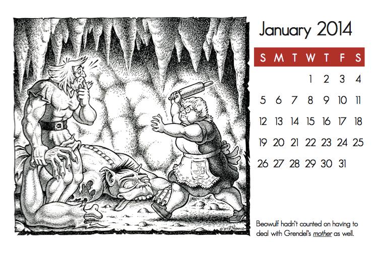 2014 Patrick H. Wynne Calendar, January. (c) Patrick H. Wynne