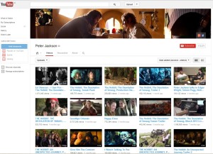 YouTube Channel of Peter Jackson/ WingNut Films (c) YouTube, WingNut Films