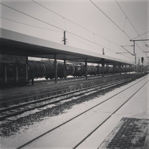On the way to the BSWE - train station Gotha