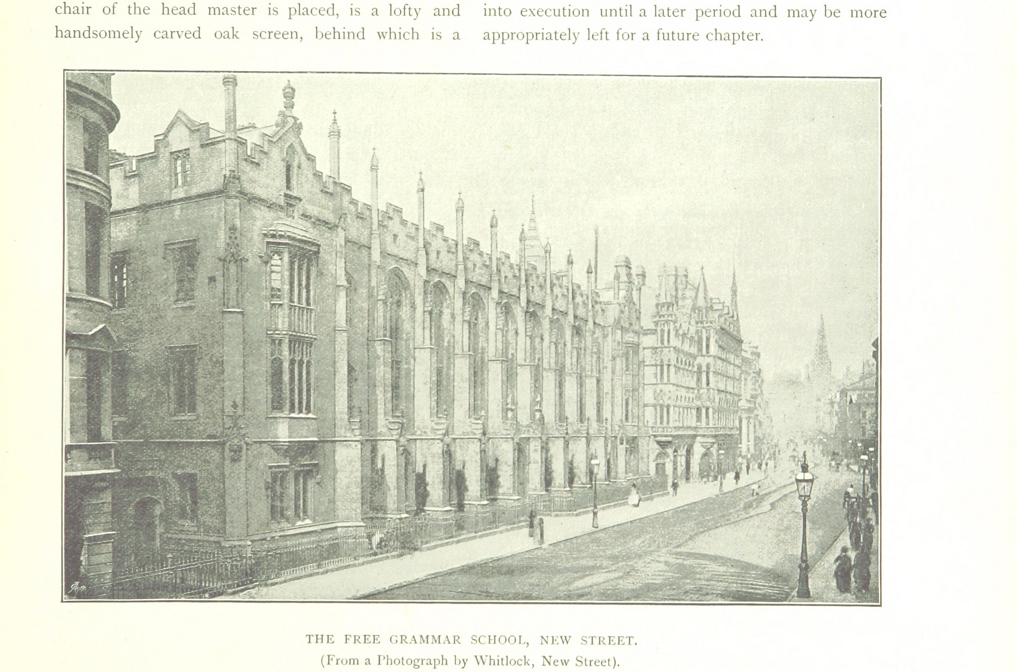 British Library flickr stream, Making of Birmingham Robert K. Dent, Free Grammar School, New Street