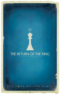 Tolkien Minimalist Posters: Patrick. Connan. The Return of the King (c)