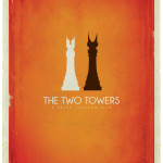Tolkien Minimalist Posters: Patrick. Connan. The Two Towers (c)