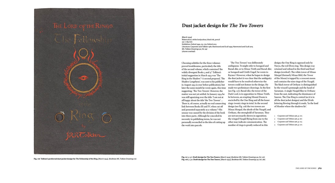 Tolkien: Maker of Middle-earth, Exhibition catalogue, (c) Bodleian Libraries