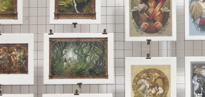 Art Show at Medicine & Baker Gallery, Birmingham, for Tolkien 2019