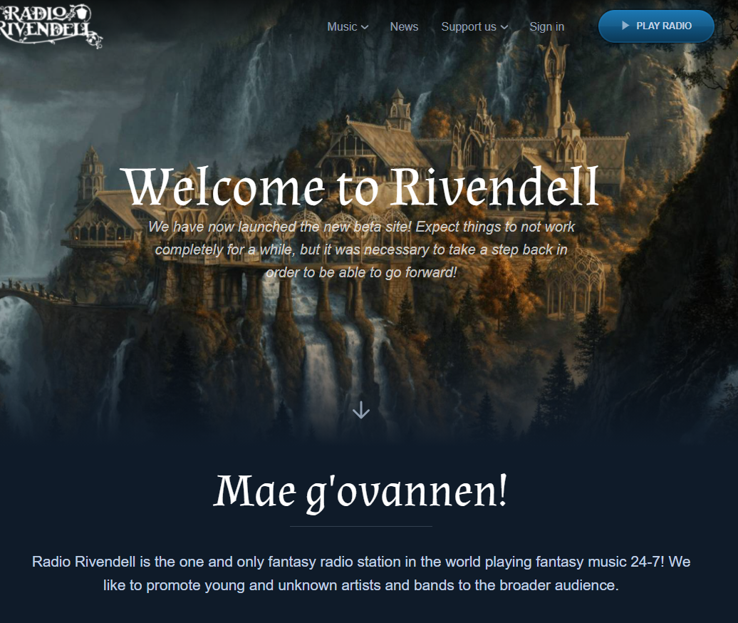 Radio Rivendell (c) Lord Elrond