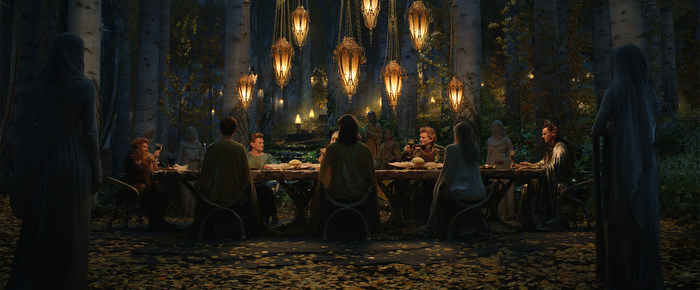 Dinner of Power. The Lord of the Rings: The Rings of Power. Courtesy of Prime Video (c) Amazon Studios