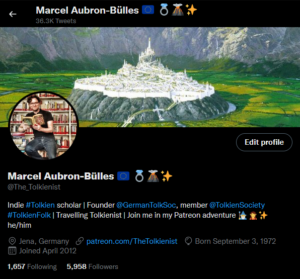 Twitter screenshot of my account, Oct 7, 2022 (c) MAB