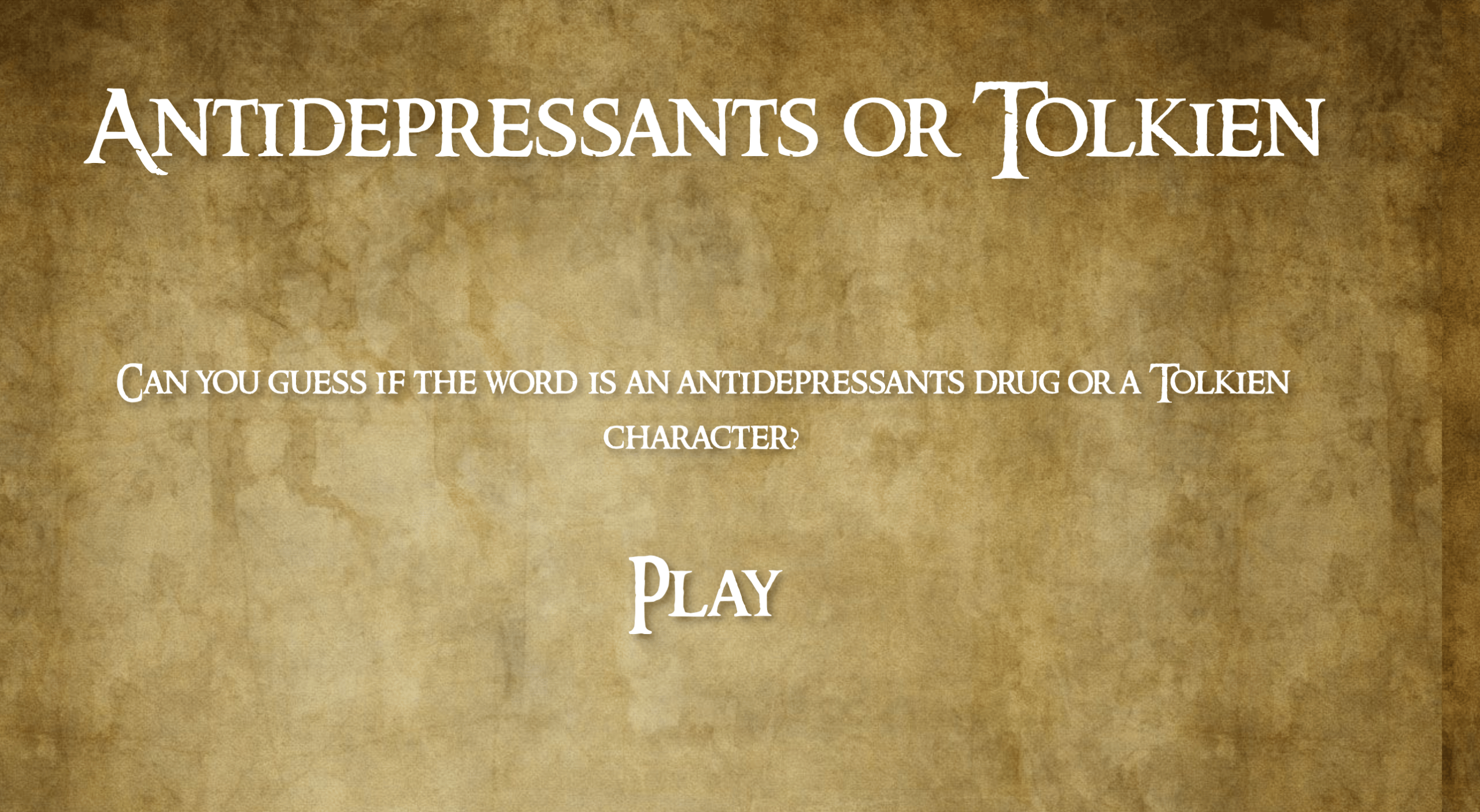 Antidepressants or Tolkien (c) Jesús Roldán