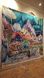 The Gardens of the Merking's Palace (c) Marcel R. Bülles, Tolkien exhibition in Paris