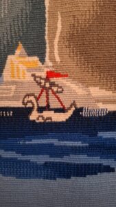 Tiny details in large tapestries (c) Marcel R. Bülles, Tolkien exhibition in Paris
