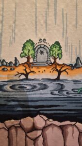 Tiny details in large tapestries (c) Marcel R. Bülles, Tolkien exhibition in Paris