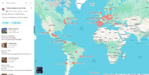 Screenshot of my TRD 2026 global map (c) Google, INEGI